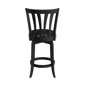 HH2 Home Savana Black Wood Counter Height Swivel Stool - image 5