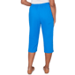 Womens Alfred Dunner Lady Liberty Heat Set Side Seam Pocket Capri - image 2