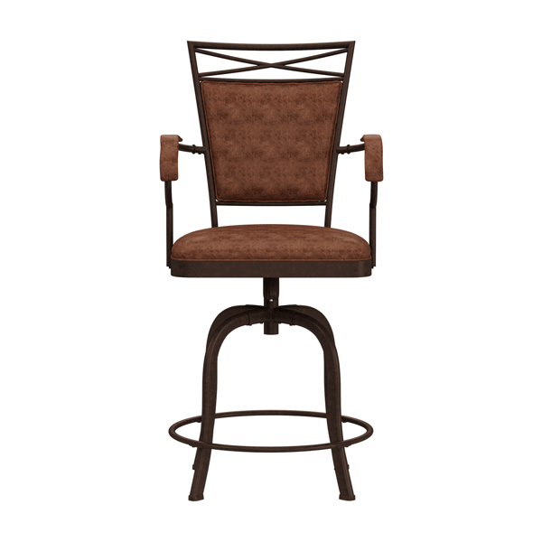 HH2 Home Bridgetown Tilt Base Metal Counter Height Swivel Stool