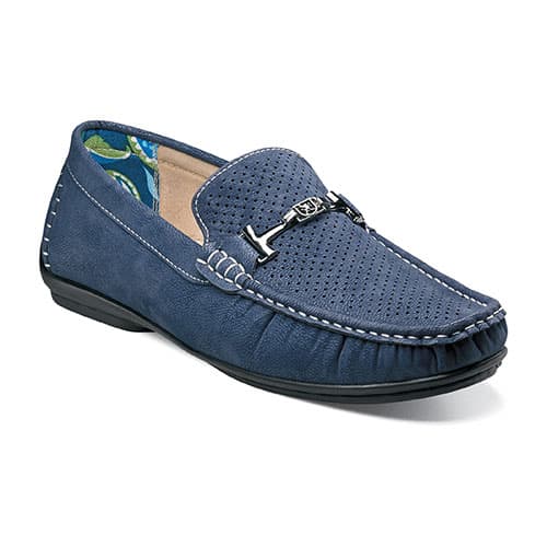 Stacy Adams Pomp Loafers  Navy - image 