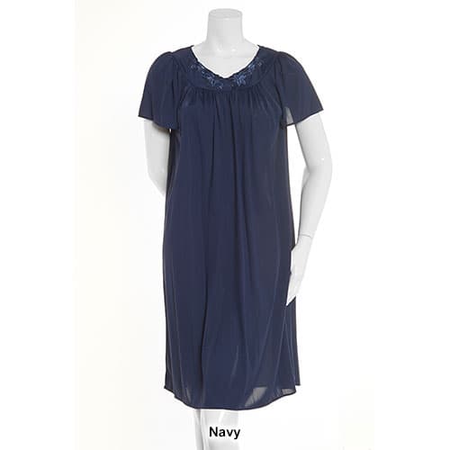 Womens Miss Elaine Short Sleeve 40in. Nightgown