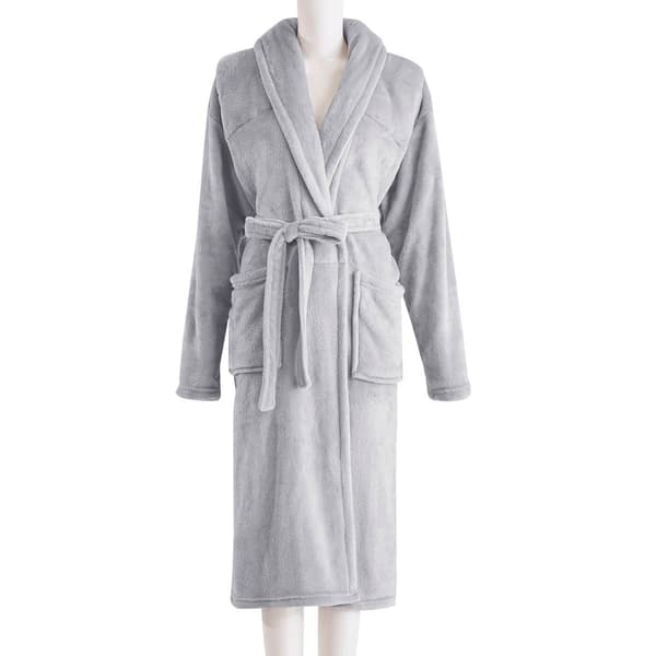 Sutton Home Weighted Long Sleeve Velvet Robe