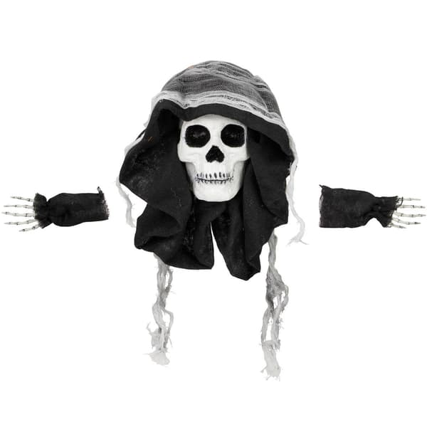 Northlight Seasonal 10in. Spooky Skeleton 3D Window Decoration