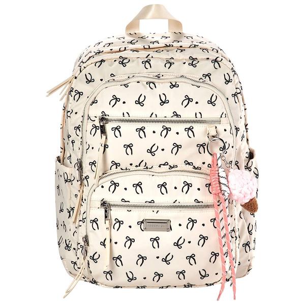 Womens Madden Girl Nylon Backpack with Charm - image 