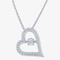 Nova Star&#40;R&#41; Lab Grown Diamond Heart Dancing Pendant Necklace - image 1