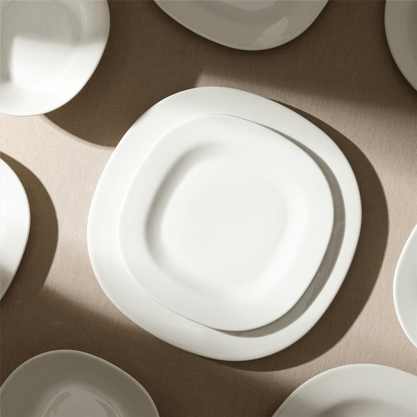 Stone Lain Quadro 4pc. Salad Plate Porcelain Set