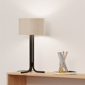 Infibrite 20in Classic Elegance Table Lamp with Cylindrical Shade - image 4