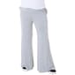 Womens Due Time Fold Over Side Cinch Maternity Palazzo Pants - image 3