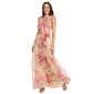 Womens R&M Richards Sleevless Surplus Print Organza Dress - image 1