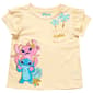 Girls (4-6x) Lilo & Stitch Short Sleeve Ruffle Tee with Pocket - image 2