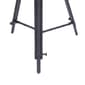 9th & Pike® Black Metal Industrial Accent Table - image 5