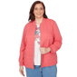 Plus Size Alfred Dunner Austin Quilted Knit Zip Front Jacket - image 1