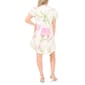 Petite MSK Short Puff Sleeve Large Floral Shirtdress - image 4