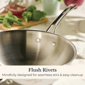 Anolon® EverLast Tri-Ply Clad 12.5in. Stir Fry with Helper Handle - image 6