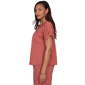 Womens Ruby Rd. Sedona Escape Short Sleeve Pleated Blouse - image 4