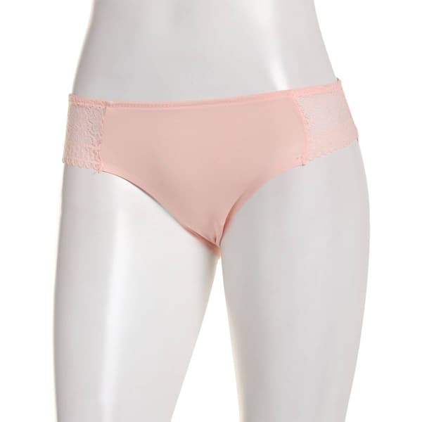 Womens Laura Ashley Bikini Panties w/Lace Sides LS7790N