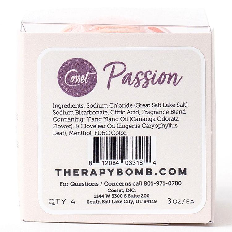 Cosset 4pk. Passion Shower Steamers