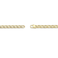 Mens Lynx Gold-Tone Plated Mariner Chain Necklace & Bracelet Set - image 5