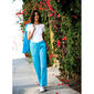 Womens Cherokee Utility Poplin Cargo Pants - Turquoise - image 1
