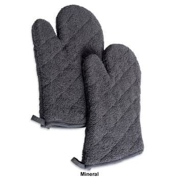 DII Gray Terry Oven Mitt (Set of 2)