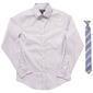 Boys &#40;8-20&#41; Van Heusen Solid Shirt & Tie Set - Lavender - image 2
