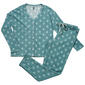 Women IZOD® Cardigan Soft Waffle Pajama Set - image 1