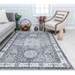 Rugs America&#8482; Hailey Ice Cube Silver Abstract Vintage Area Rug - image 2