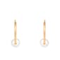 Splendid Pearls 14kt. Gold Freshwater Pearl 14mm Hoop Earrings - image 2