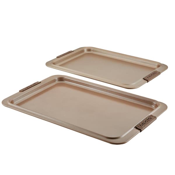 Anolon&#40;R&#41; Advanced Bakeware 2pc. Nonstick Cookie Sheet Pan Set - image 