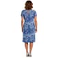 Womens Sami & Jo Short Sleeve Paisley Sarong Wrap Dress - image 2