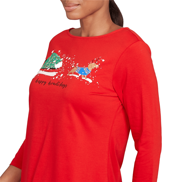 Petite Ruby Rd. Must Haves II Happy Howlidays Tee