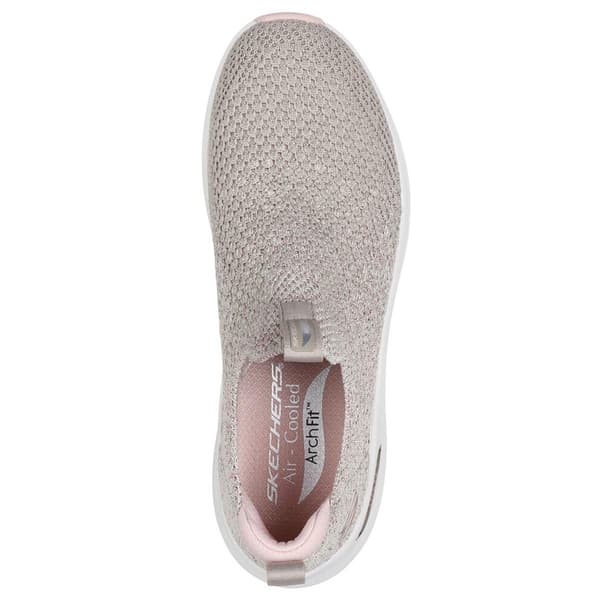 Womens Skechers Arch Fit 2.0 - Sheer Shimmer Athletic Sneakers