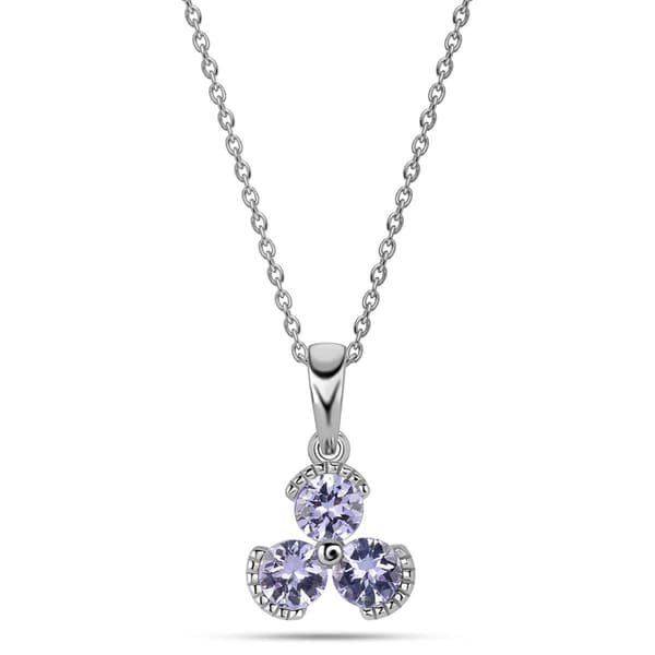 Gemstone Classics™ Round 3-Stone Tanzanite Earrings & Pendant Set