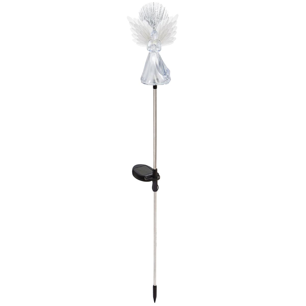 Evergreen White Heavenly Angel Solar Garden Stake