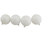 Northlight 16ct. Winter White 4-Finish Christmas Ball Ornaments - image 3