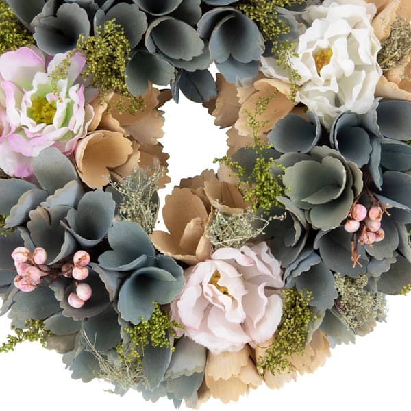 Northlight Seasonal Artificial Wooden Floral Spring Wreath