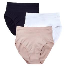 Womens Skinnygirl 3pk. Seamless Rib Brief Panties SG7062-3PK