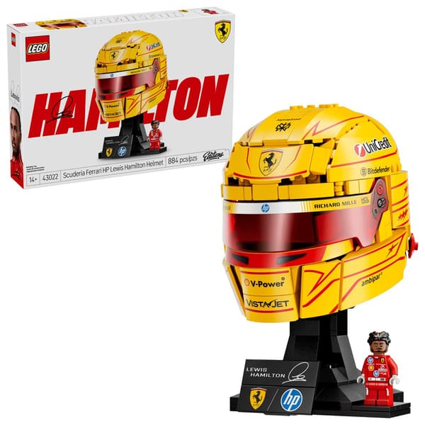 LEGO(R) Editions Scuderia Ferrari HP Lewis Hamilton Helmet - image 