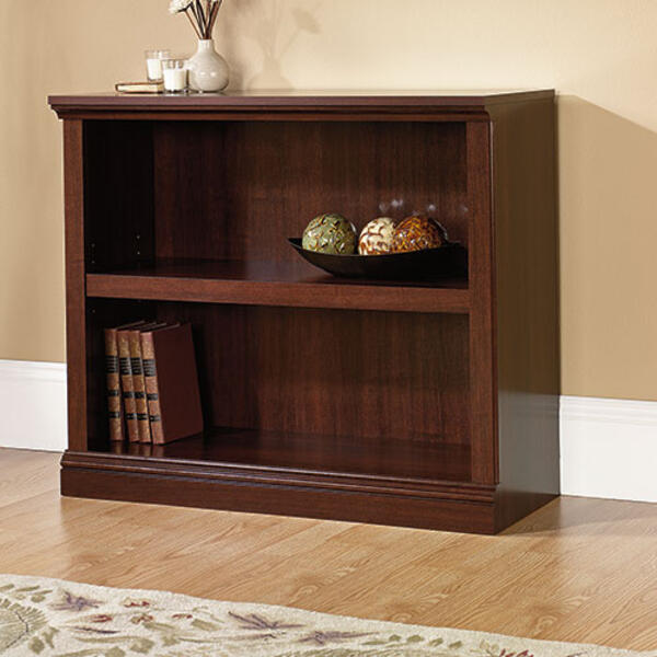 Sauder 2 Shelf Bookcase - Cherry - image 