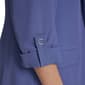 Plus Size Calvin Klein Solid Roll Tab Sleeve Open Front Blazer - image 4