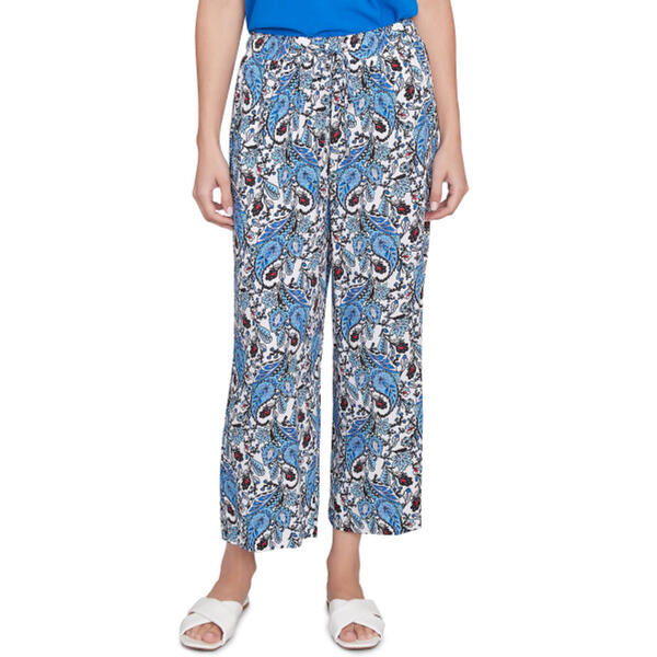 Womens Skyes the Limit American Graphic Paisley Wide Leg Pants - image 