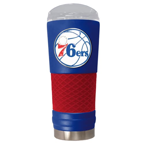 NBA Philadelphia 76ers DRAFT Powdered Coated Steel Tumbler