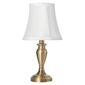 Fangio Lighting Antique Brass Lamp with Metal Accent - image 1