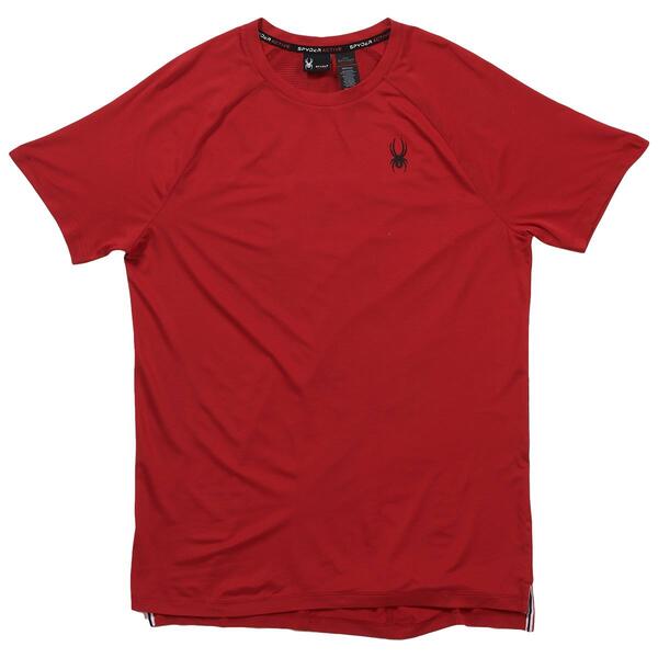 Mens Spyder Active Poly Spandex T-Shirt - image 