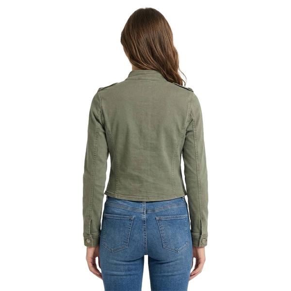 Juniors Love Tree Twill Military Jacket