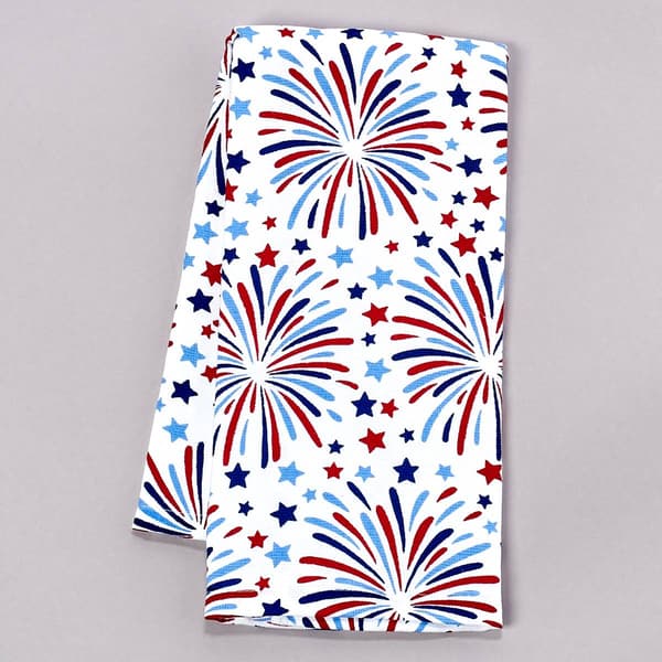 Fireworks Sky Dual Kitchen Towel - image 