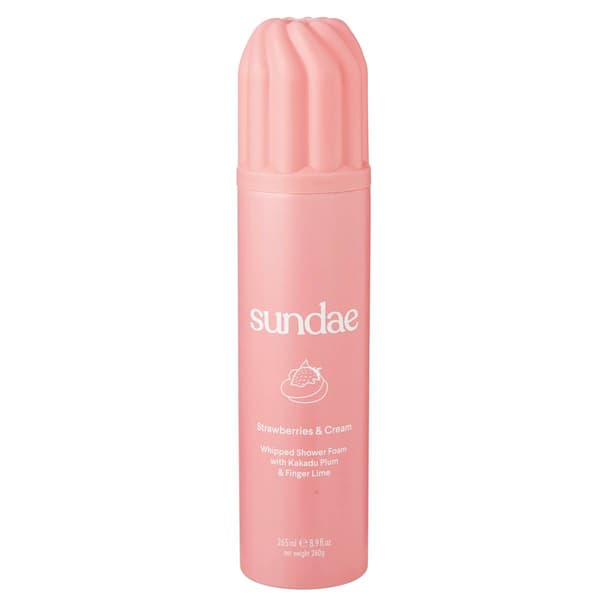 Sundae Strawberries & Cream Whipped Shower Foam