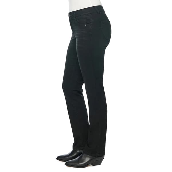 Womens Democracy "Ab"solution&#174; Straight Leg Jeans - Black