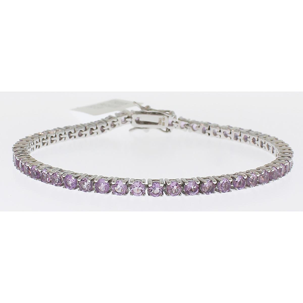 Gemstone Classics™ 3mm Pink Amethyst Bracelet