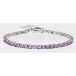 Gemstone Classics(tm) 3mm Pink Amethyst Bracelet